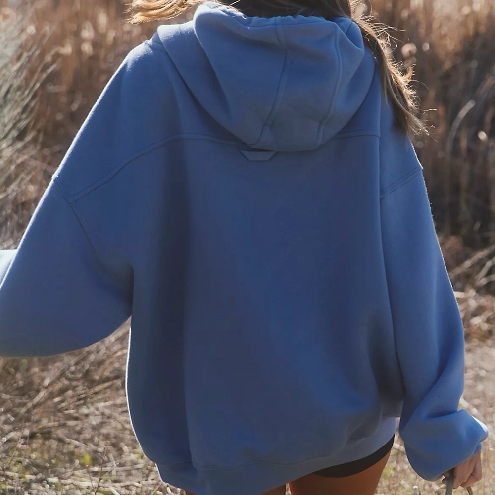 NWT-Free People Movement-Final Call Logo Hoodie-Sz XL - Picture 2 of 12